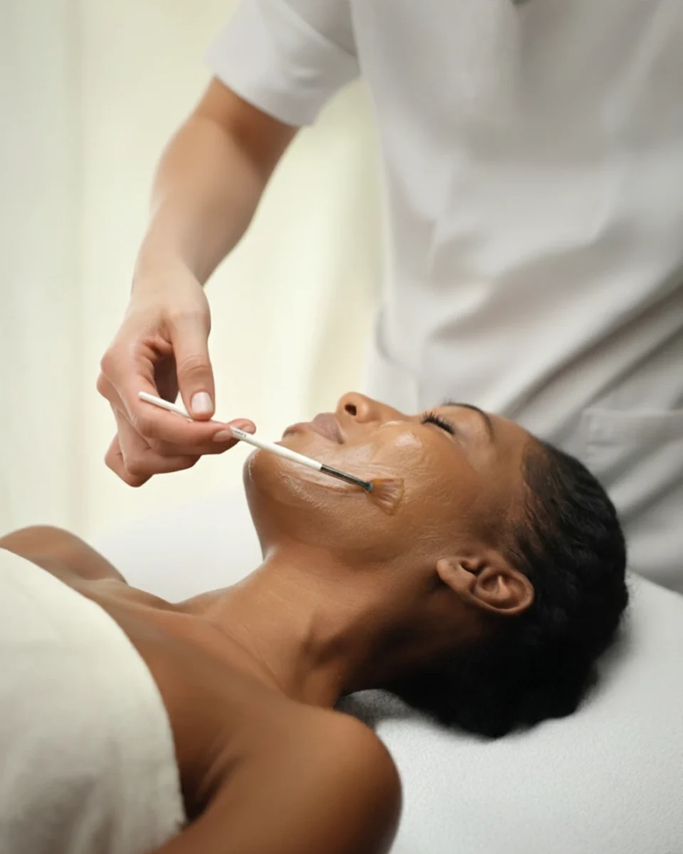 Glow Peel chemical exfoliation for brighter skin in Dallas