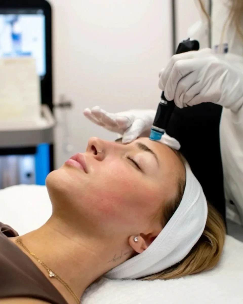 HydraFacial Glow cleansing, extraction, and serum infusion treatment in Dallas