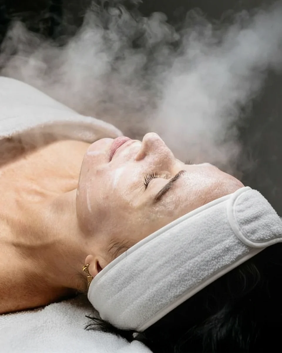 Super Charged Oxygen Facial delivering oxygen infusion glow at Mara's Med Spa Dallas